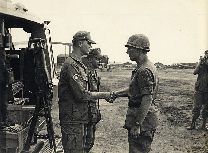 Brigadier General William S. Coleman and his Helo Crew